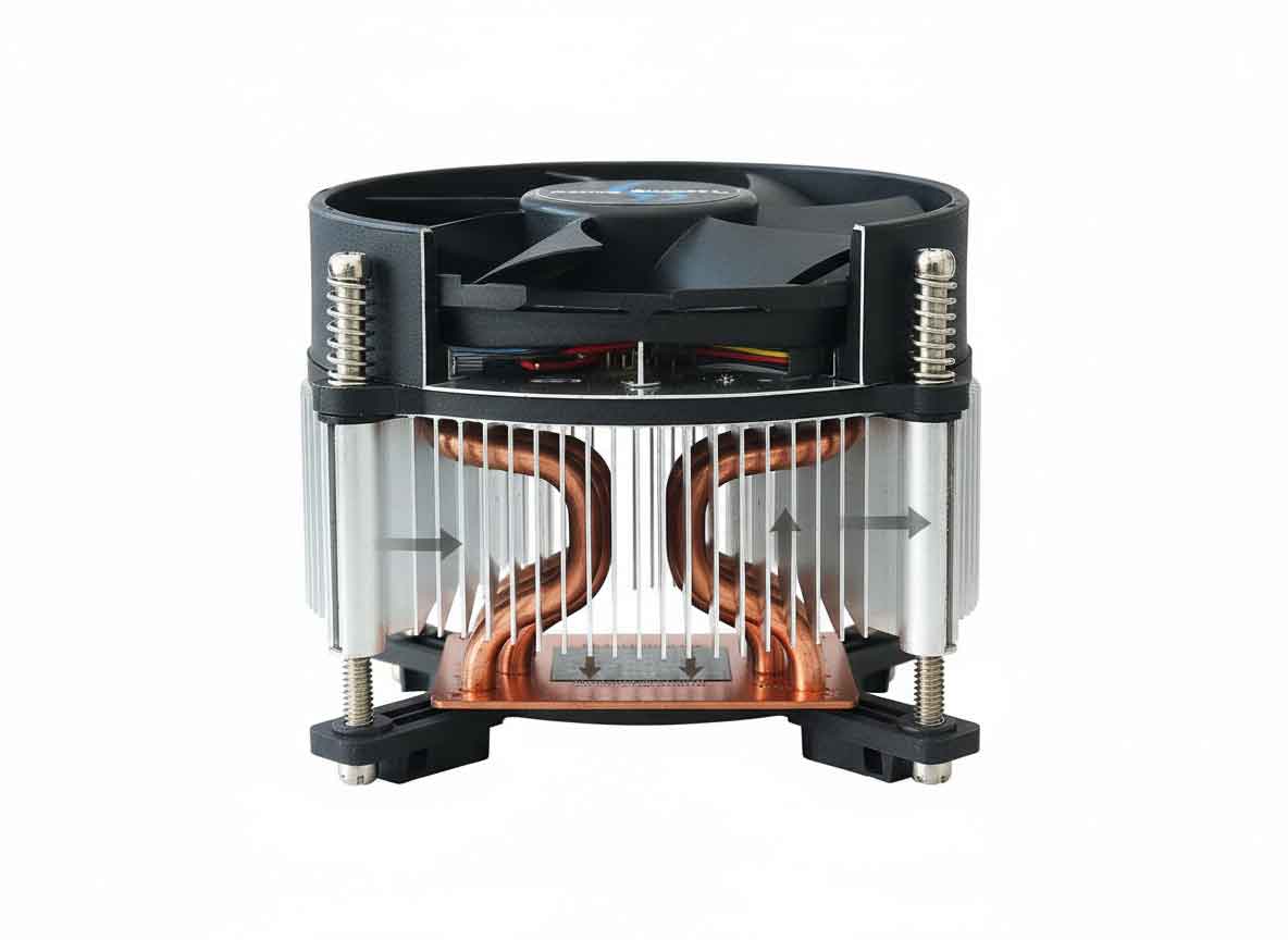 CPU Cooler cross section